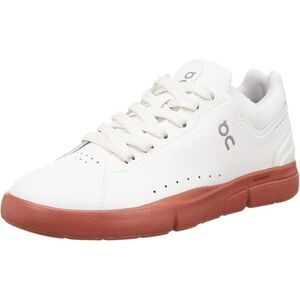 On The Roger Advantage Women's Sneakers, White | Rust, 9.5 Medium US
